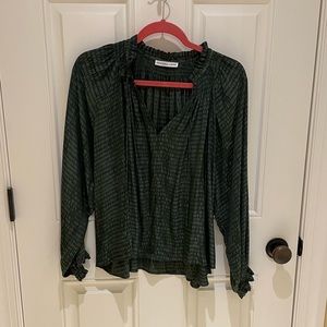 Flowy Green Blouse